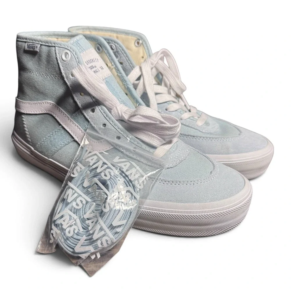 Vans Gilbert Crockett Pro Mid Men's 8 Winter Sky White Skate Shoes NWOB